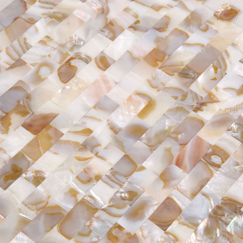 Nagykereskedelmi ár természetes kagyló Backsplash mozaik csempe falra