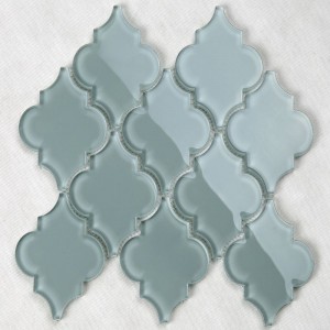 Legutóbbi Design Arabesque Lantern vízsugaras mozaik üveg konyha Backsplash fali csempe