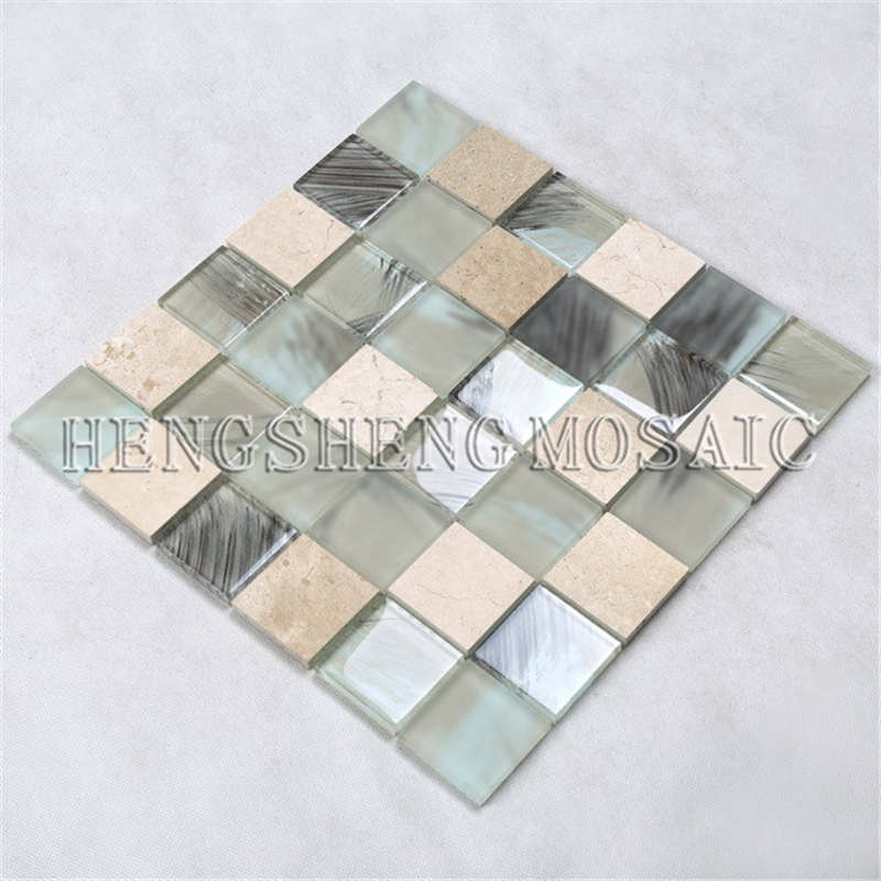 YMS23 antik szalon dekoráció falai mozaik üveg vegyes kerámia mintás csempe
