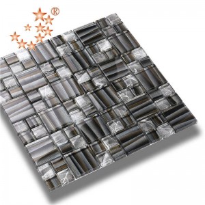 AE40 Modern design dekoratív kristályüveg mosaik külső díszítéshez