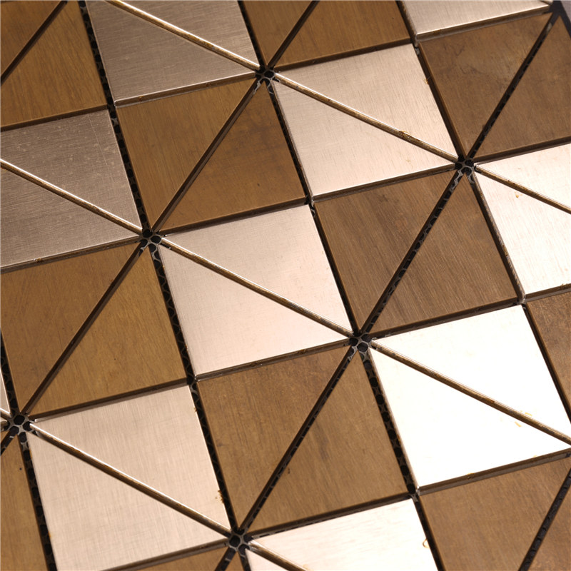 Decor Champagne Gold színes geometriai mozaik csempe HSW18118